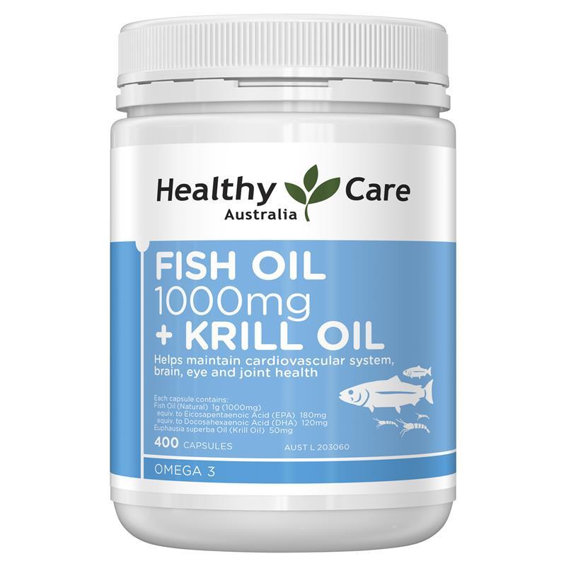 Fish Oil + Krill Oil 1000mg