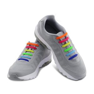 Casual Elastic Silicone No-Tie Shoelaces Multicolour