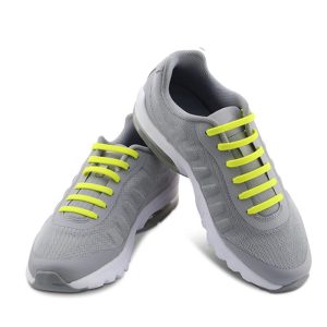 Casual Elastic Silicone No-Tie Shoelaces Yellow