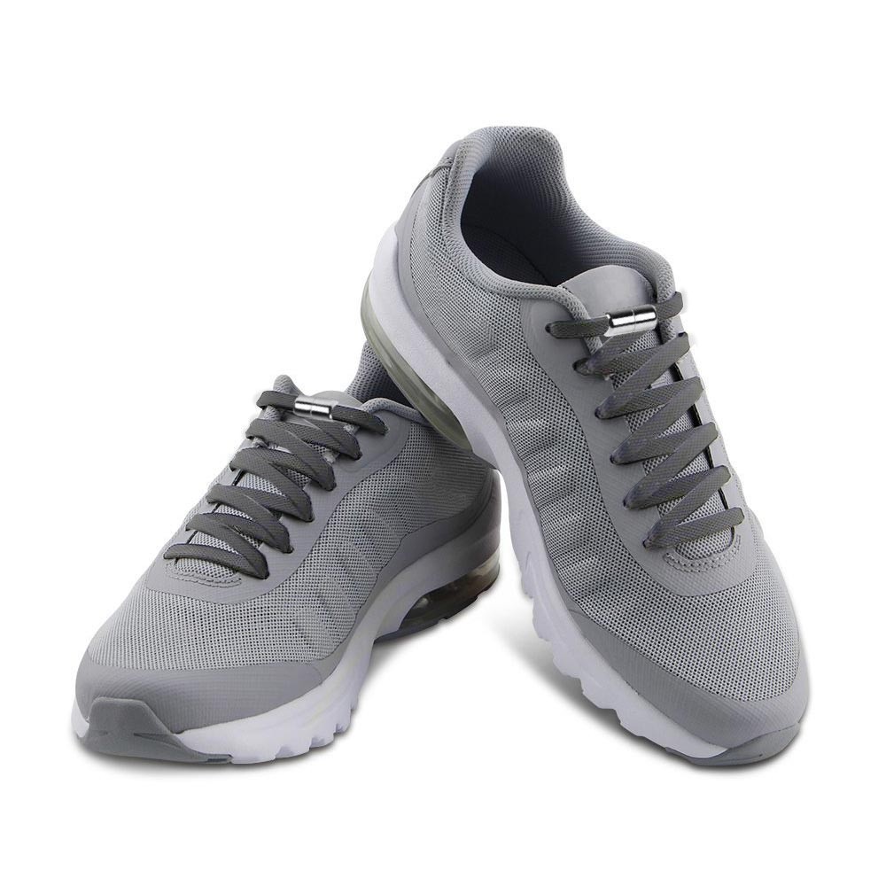 Casual Elastic Lock No-Tie Shoelaces Grey