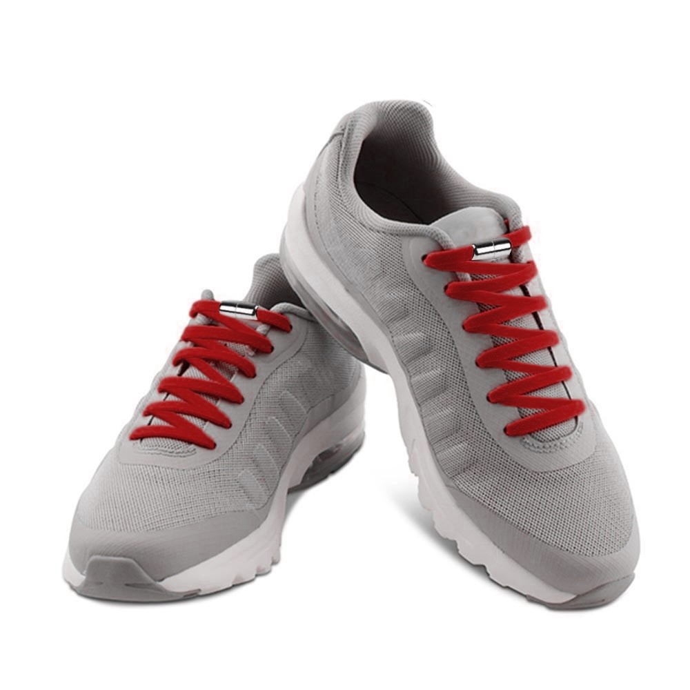 Casual Elastic Lock No-Tie Shoelaces Red