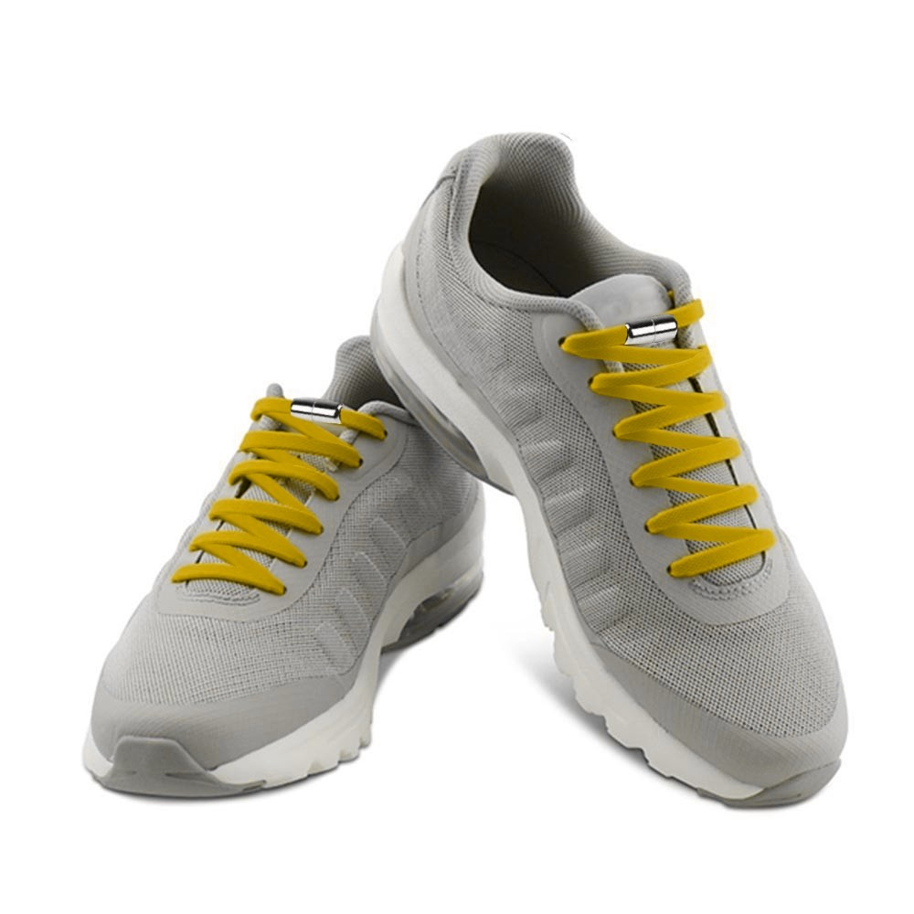 Casual Elastic Lock No-Tie Shoelaces Yellow