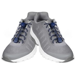 Casual Nylon Lock No-Tie Shoelaces Blue