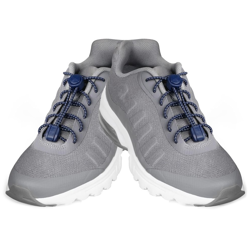 Casual Nylon Lock No-Tie Shoelaces Blue