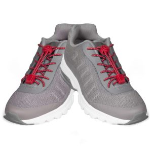 Casual Nylon Lock No-Tie Shoelaces Red
