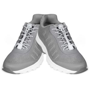 Casual Nylon Lock No-Tie Shoelaces White
