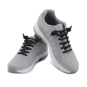 Elastic Curly Spring Spiral No-Tie Shoelaces Black