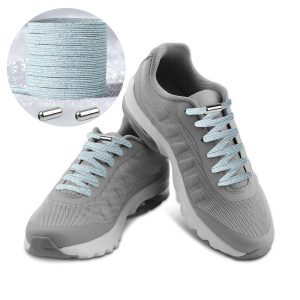 Casual Elastic Lock No-Tie Shoelaces Glitter Green