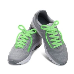 Nylon Light Up LED Shoelaces Green