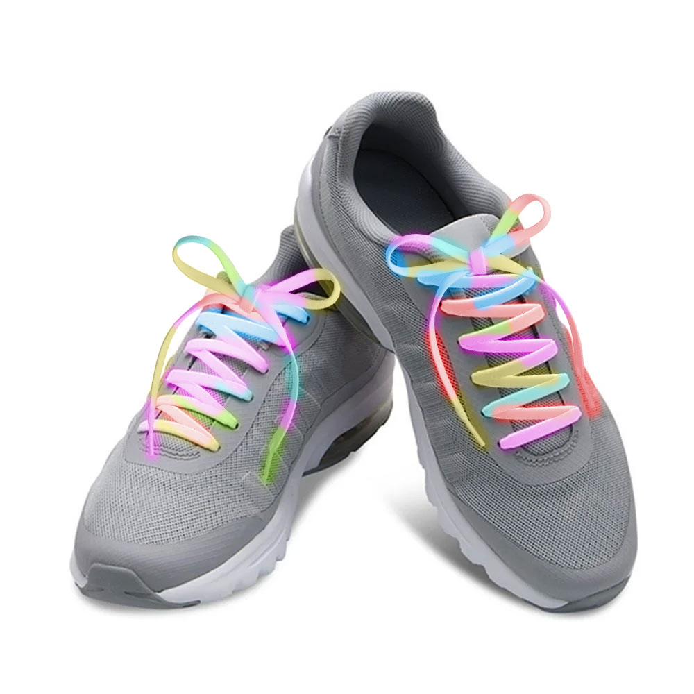 Nylon Light Up LED Shoelaces Multicolour