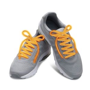 Nylon Light Up LED Shoelaces Orange