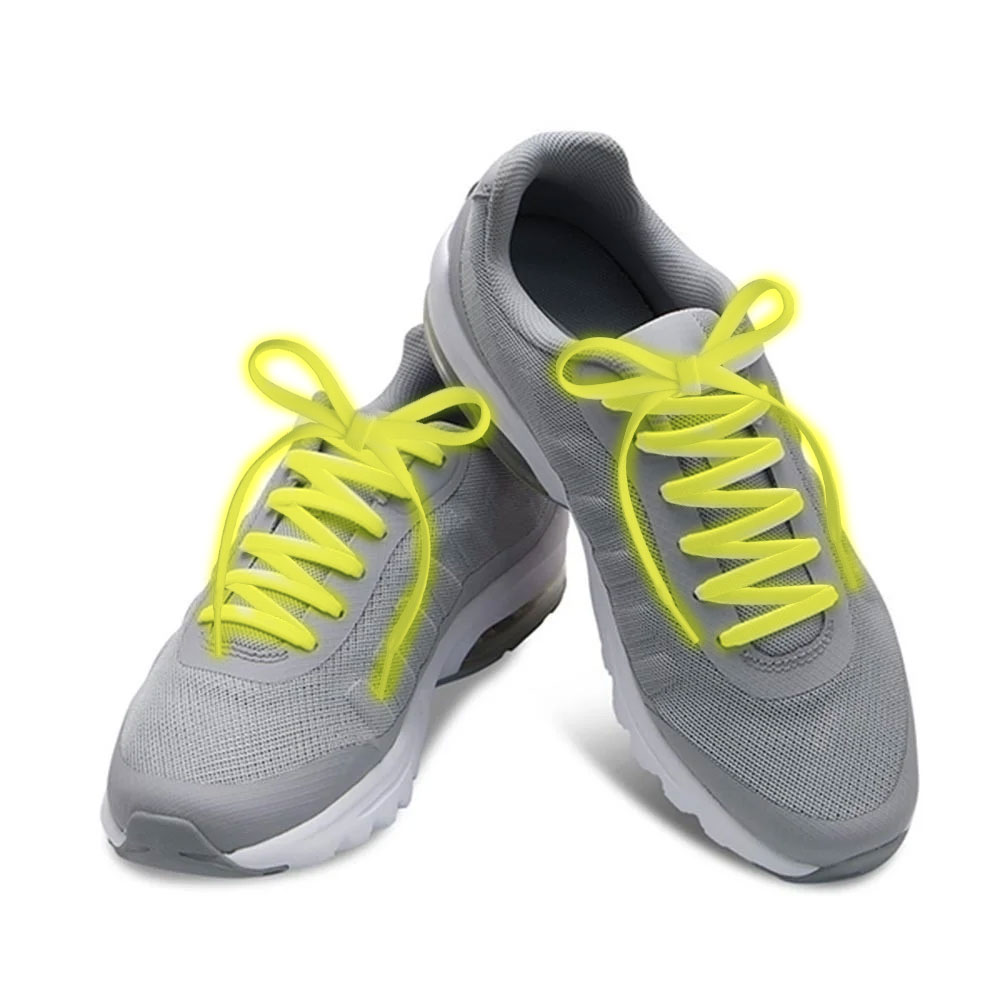 Nylon Light Up LED Shoelaces Yellow