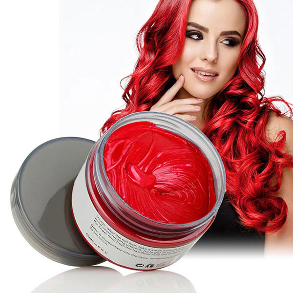 Red Colour Hair Wax